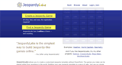 Desktop Screenshot of jeopardylabs.com
